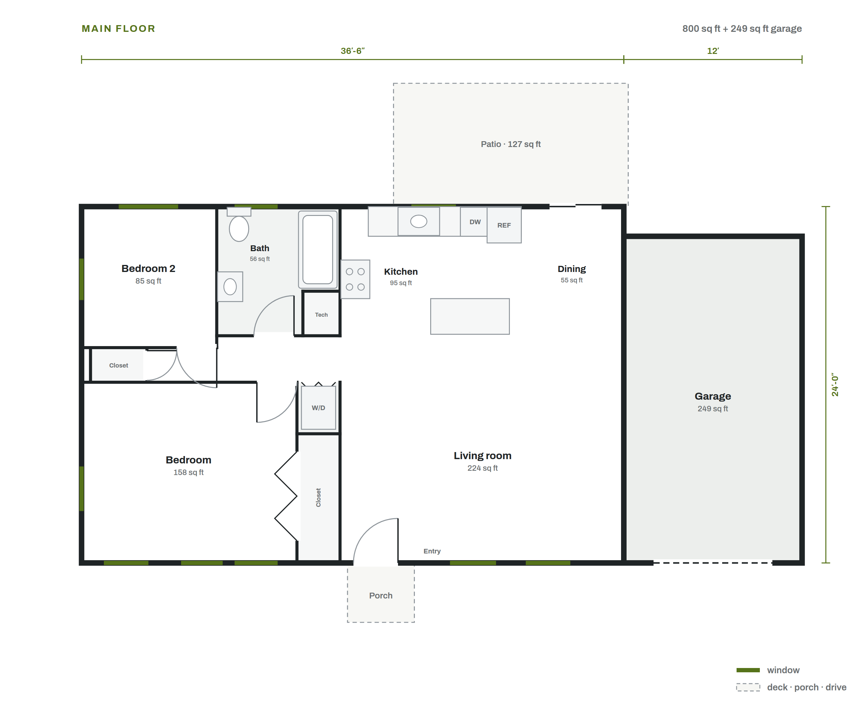 The Cedar floor plan